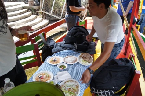 lunch on boat