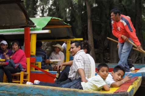 kids on boat