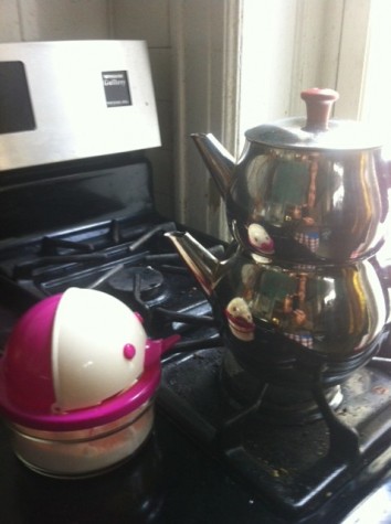 After a couple of months, Sugar Duck also got a friend from the homeland, Mr. Turkish Teapots!