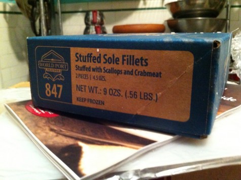 Stuffed Sole Fillets. Weird.