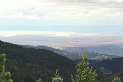 That white streak across the middle is White Sands.