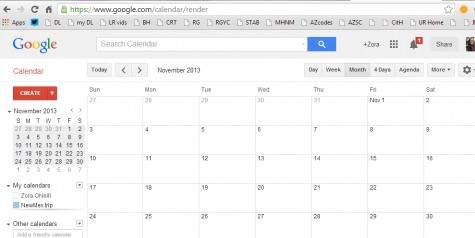 Like this, for instance. Note the absence of holidays as well.