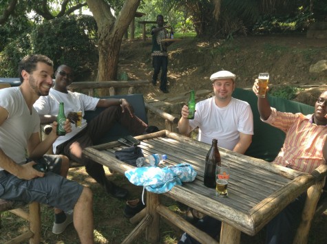 Cheers from the eastern shore of Lake Kivu!